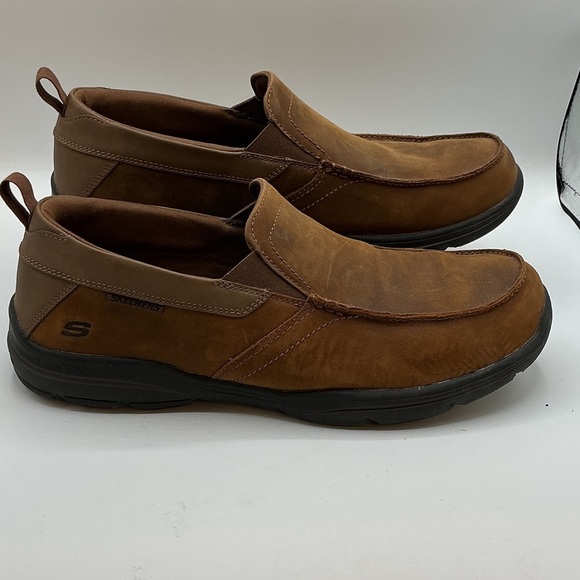 Skechers Men\'s Relaxed Fit: Harper - Forde loafer, dark brown, size 10 main image 4